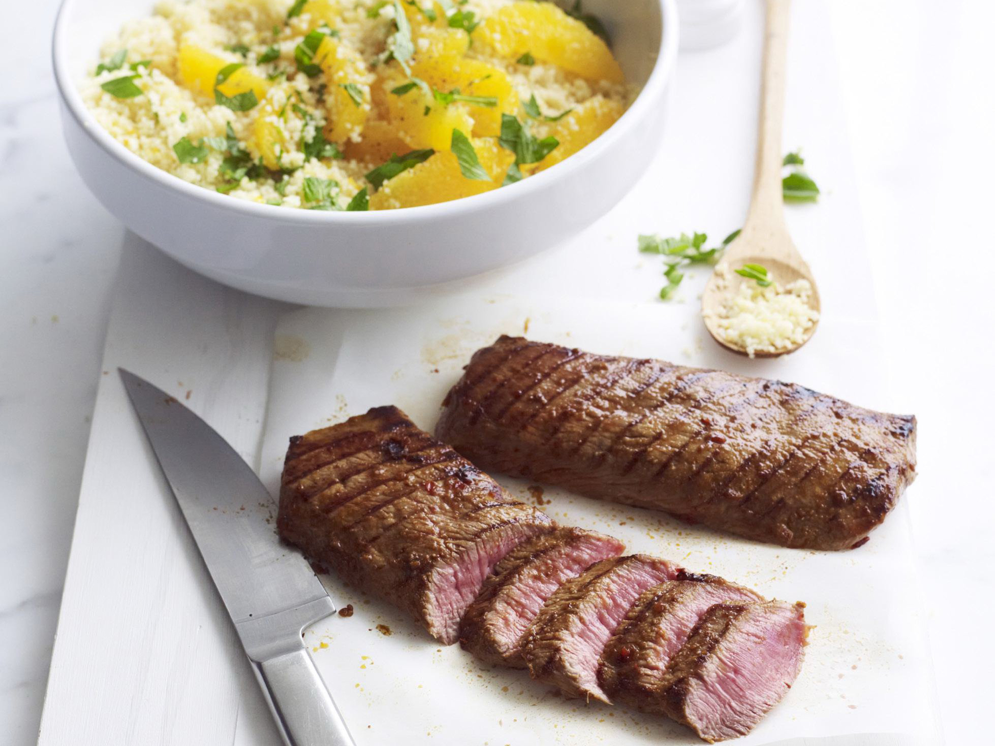 Harissa Lamb With Orange Couscous Women S Weekly Food