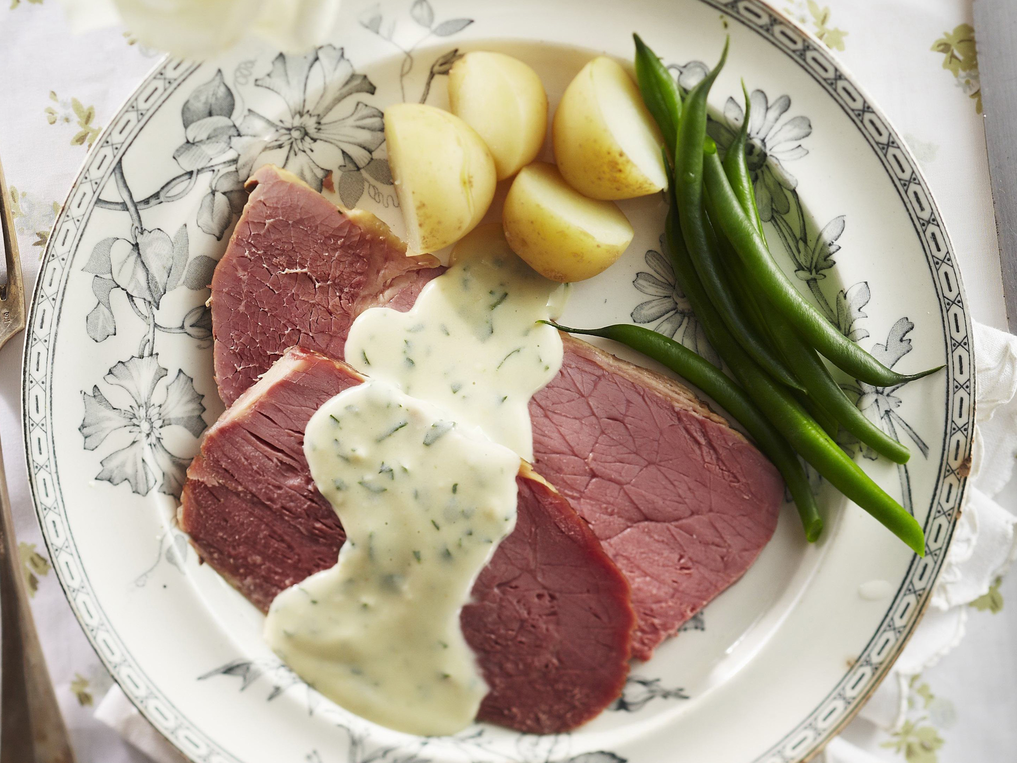 slow-cooker corned beef with horseradish sauce