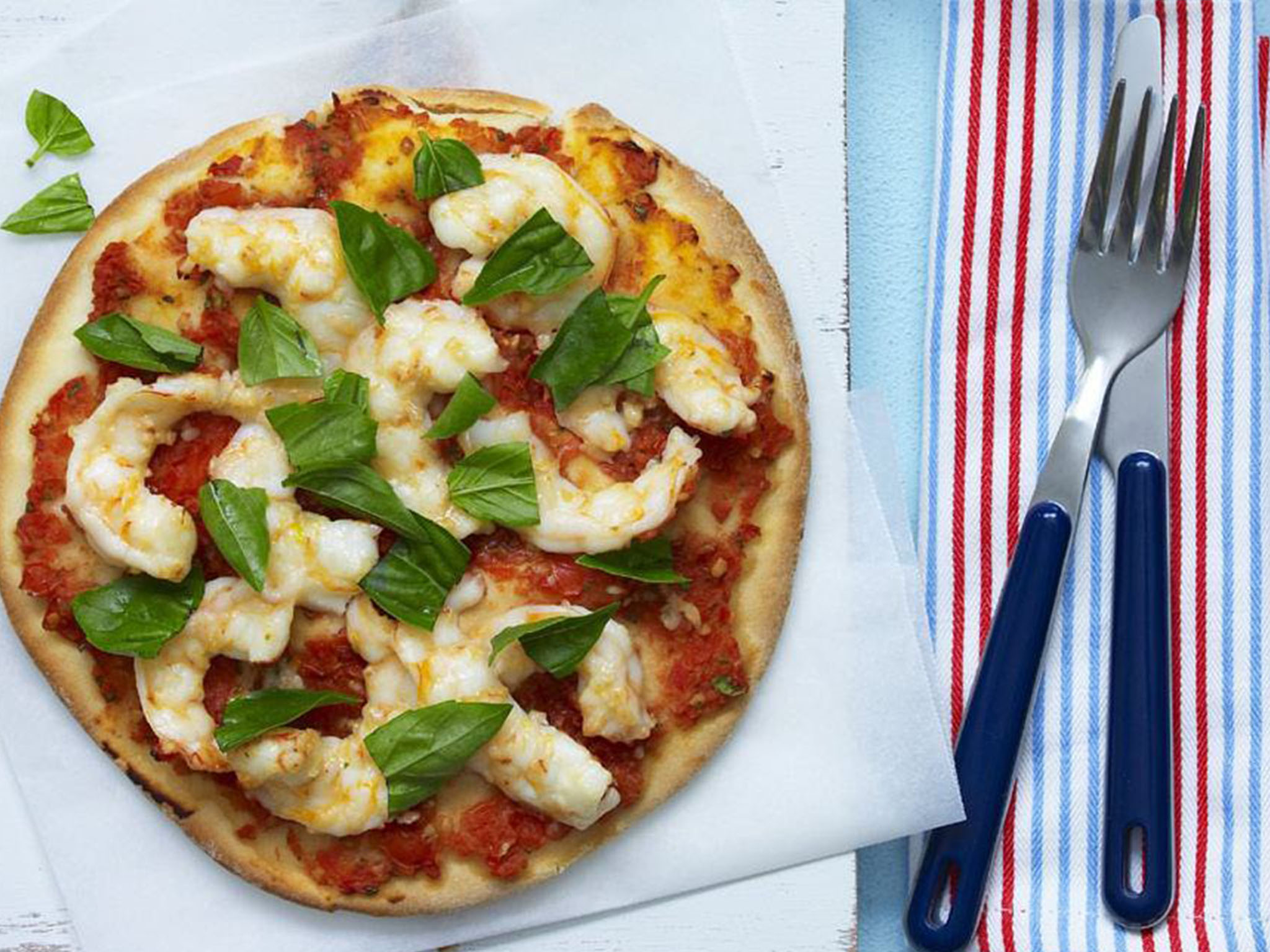 Chilli Prawn Pizza Womens Weekly Food 4707