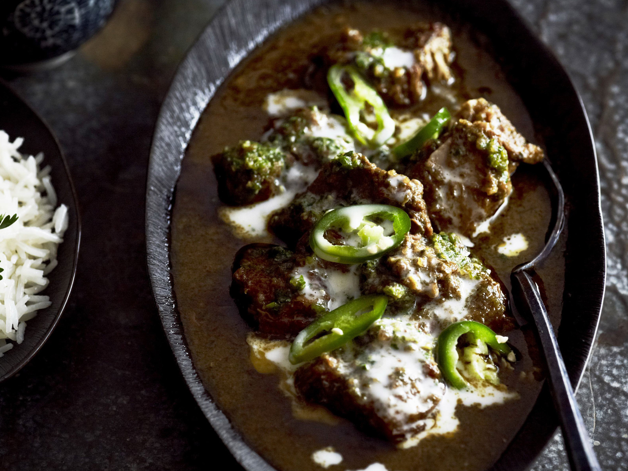 coriander beef curry