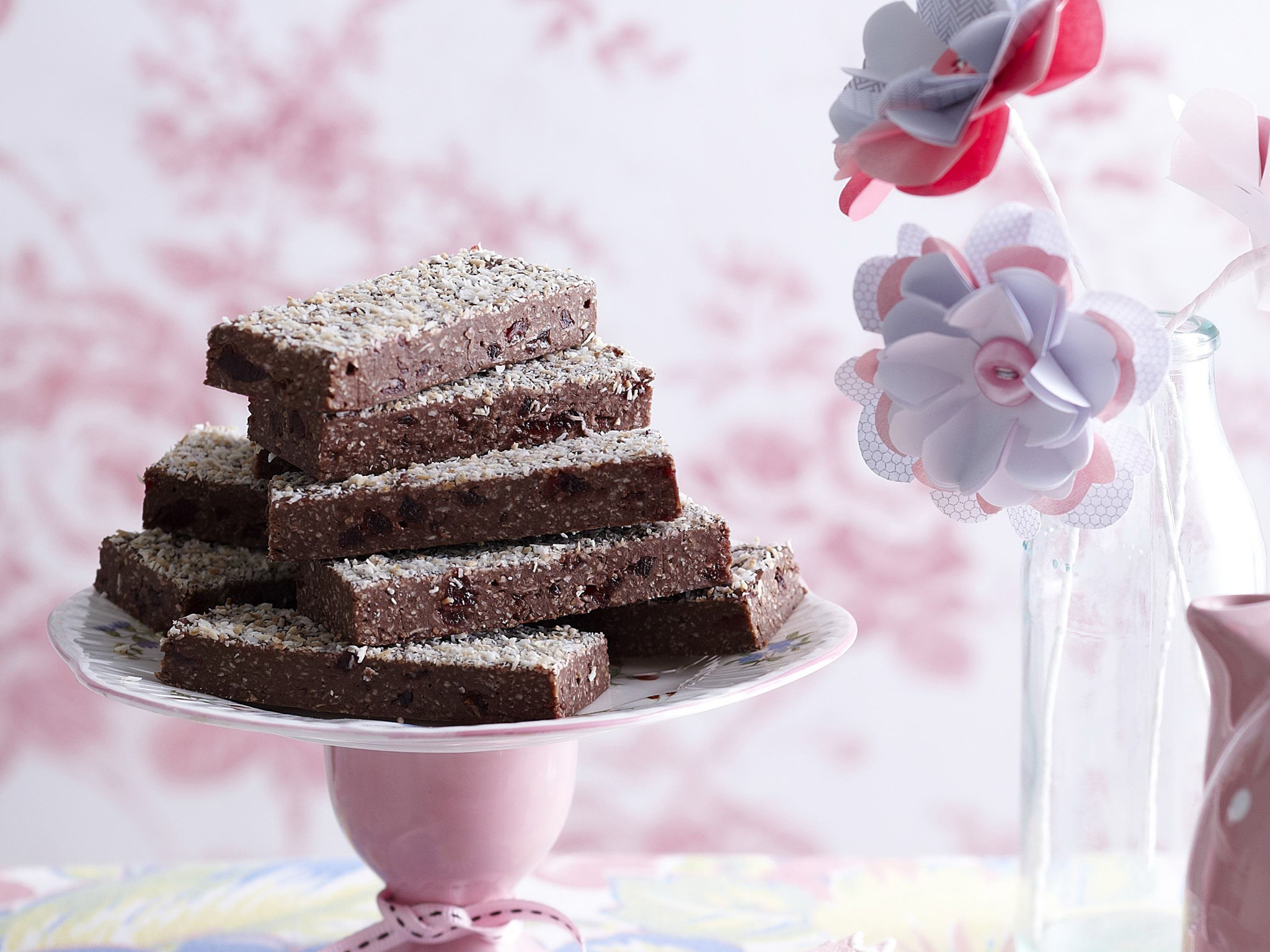 Coconut cherry slice | Women's Weekly Food