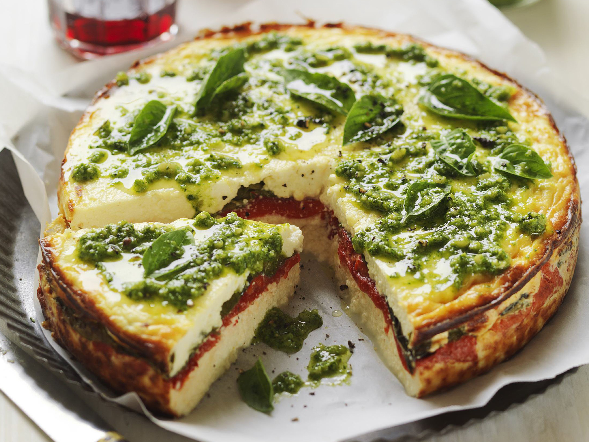 ricotta and capsicum bake