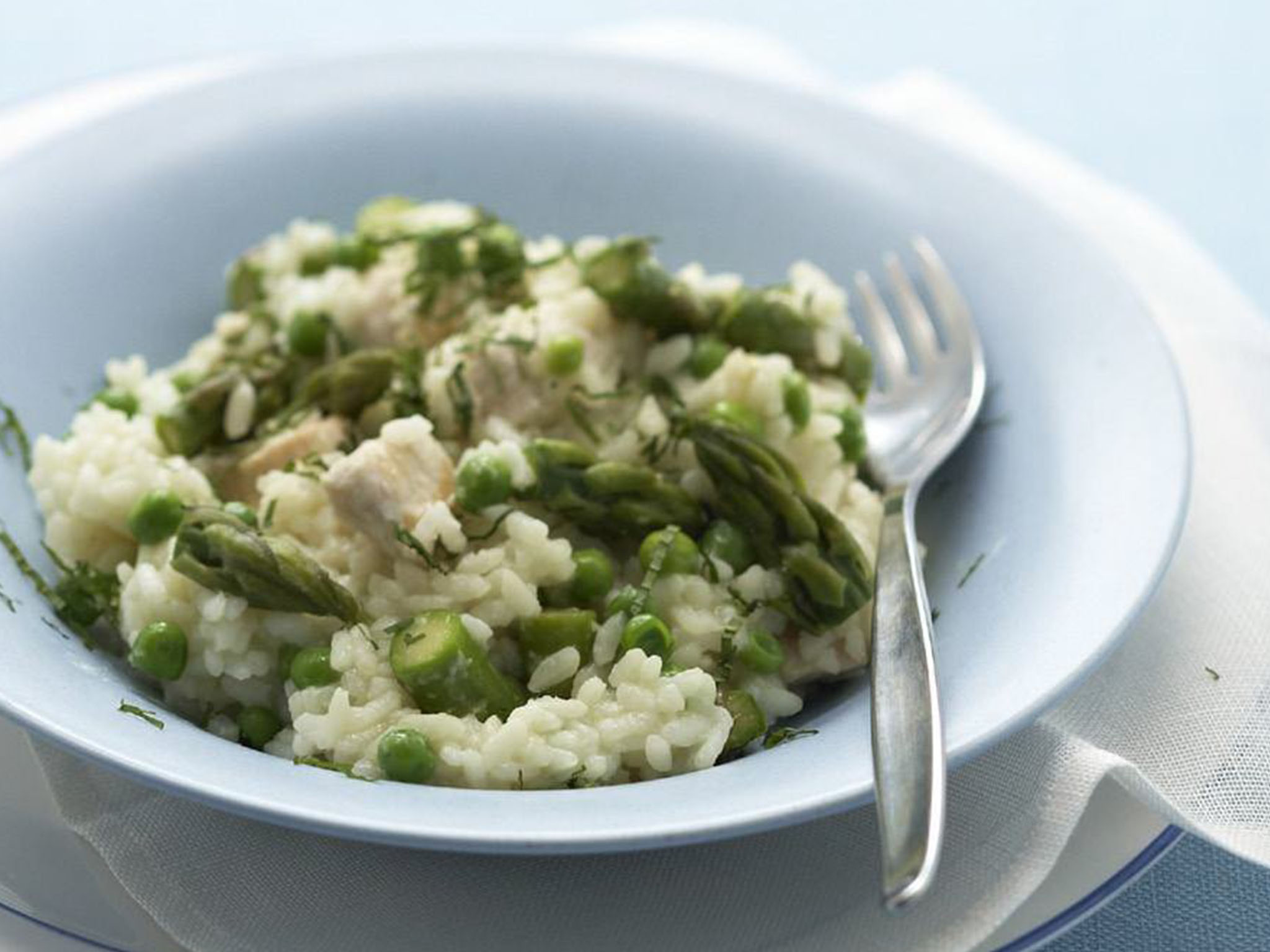 Chicken And Asparagus Risotto 