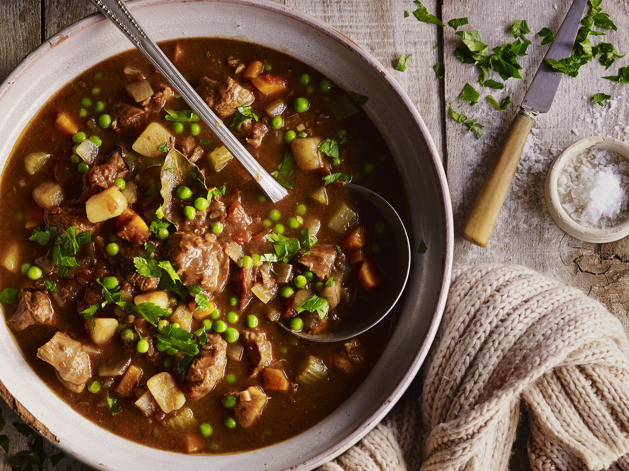 Beef and vegetable soup