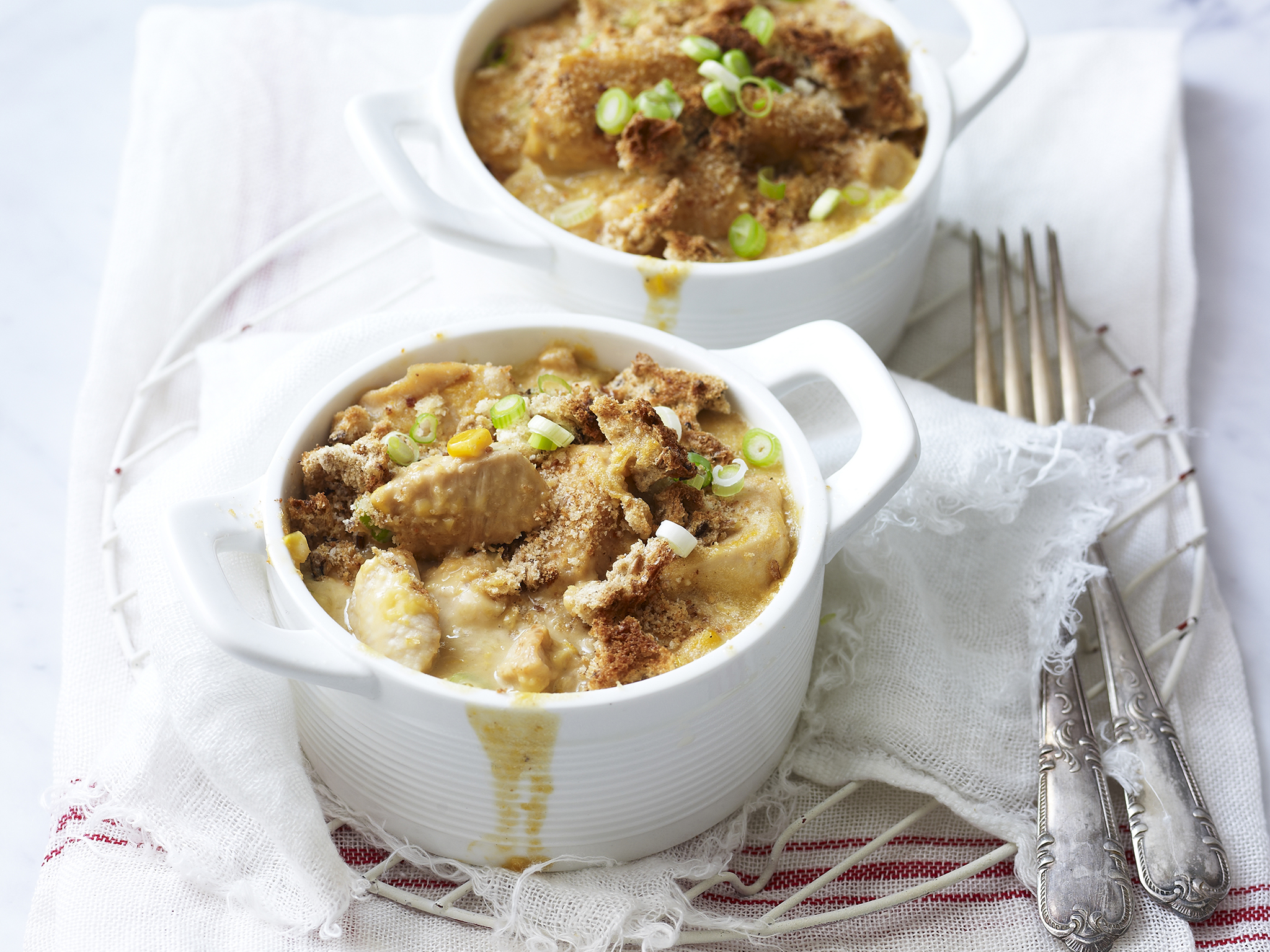 Chicken and sweet corn bake