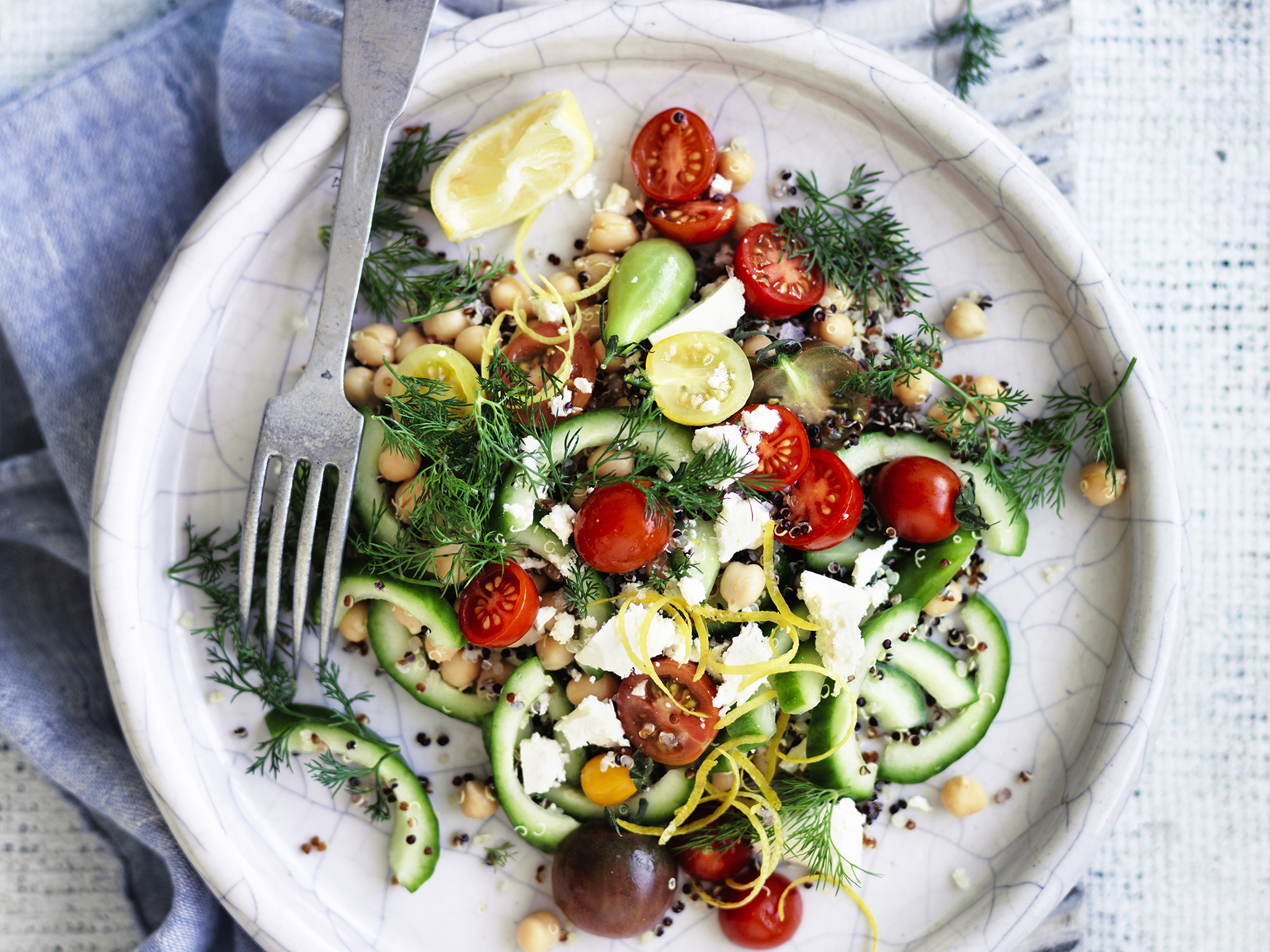 australia day salad idea