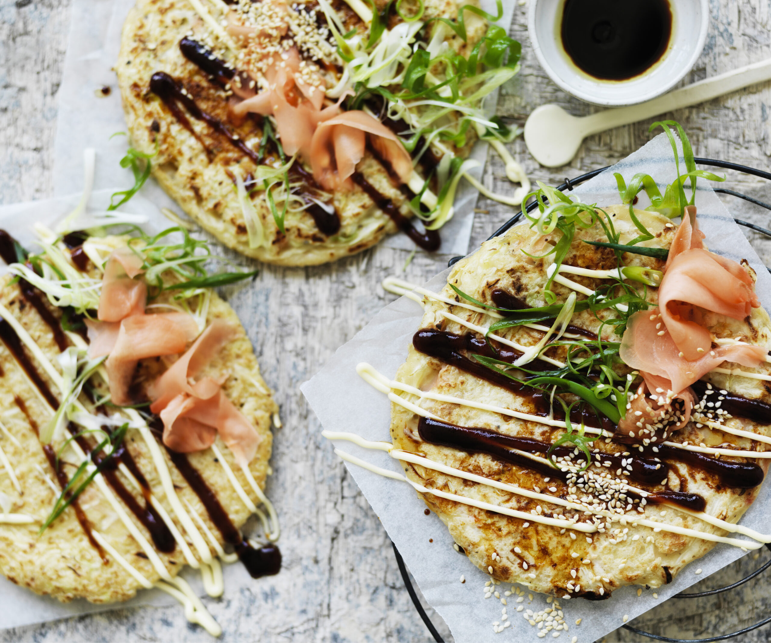 Japanese cabbage pancakes