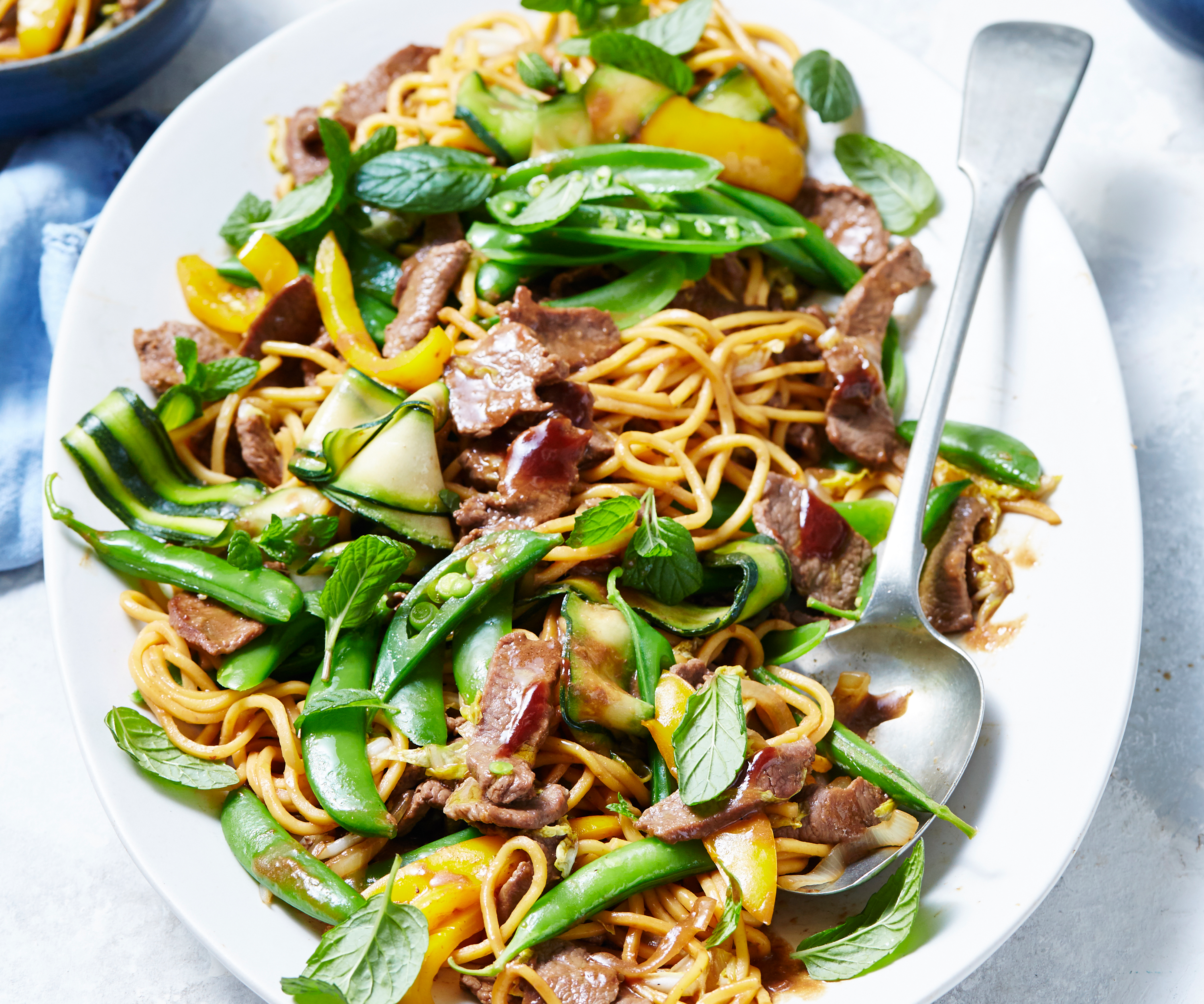 Hokkien mee with beef