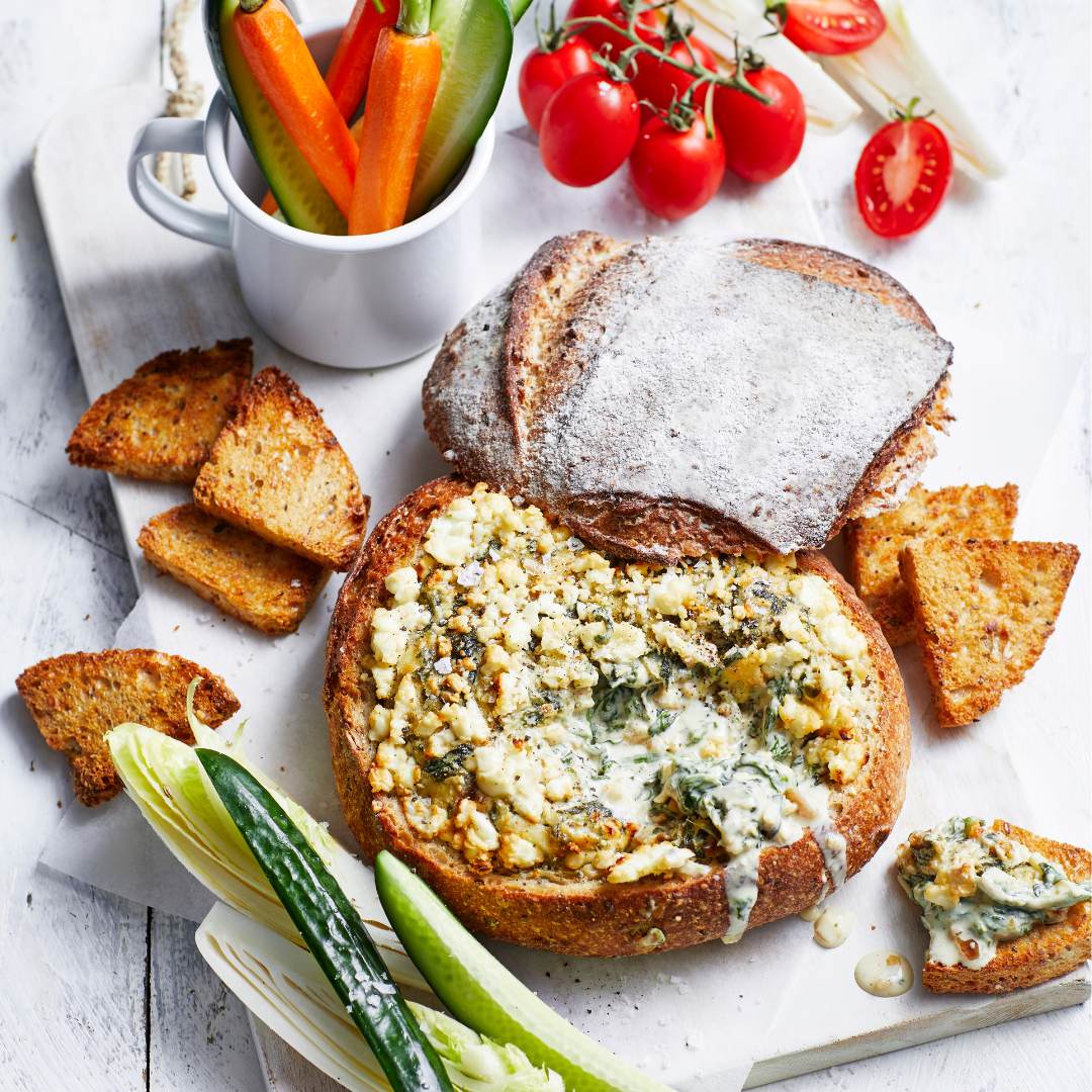 Air fryer cob loaf